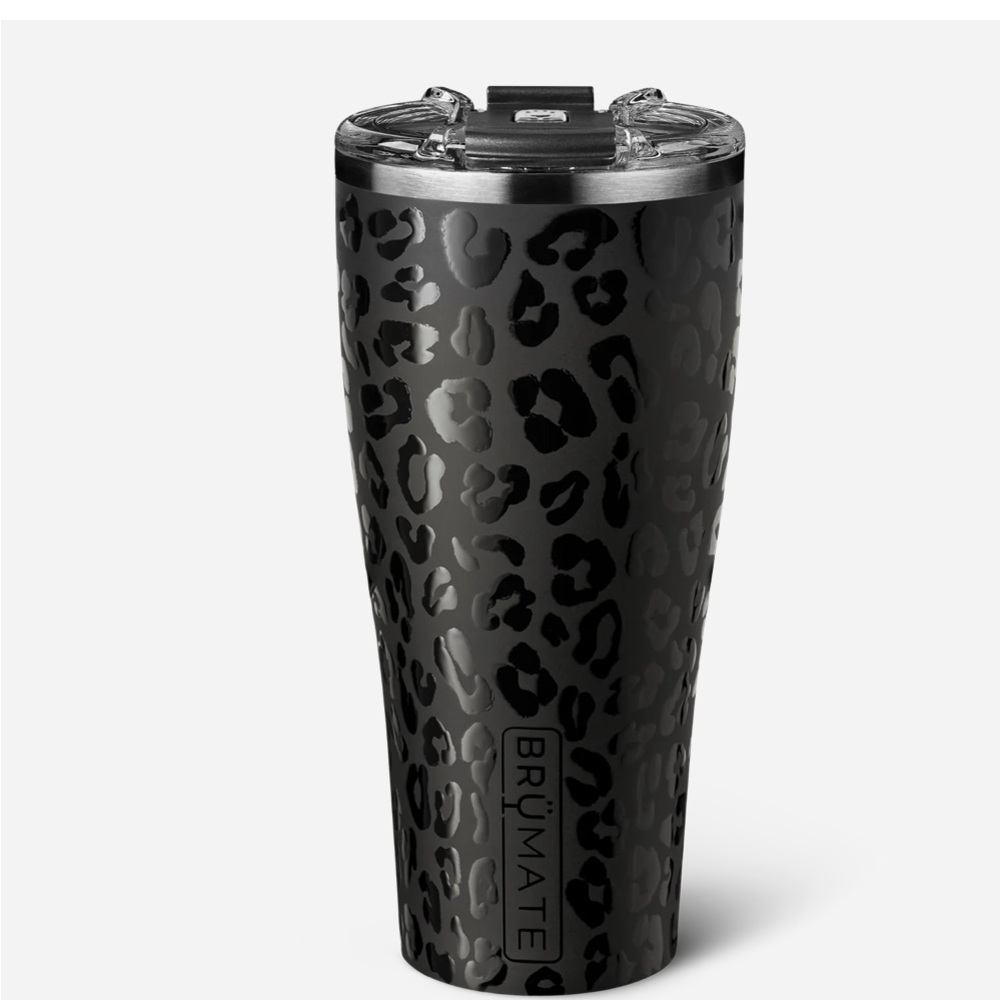Brümate Black Leopard Print Tumbler